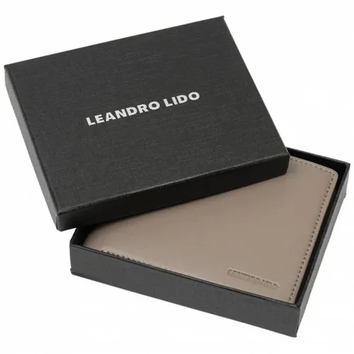 LEANDRO LIDO Classic Brieftasche grau 80525003-80525000