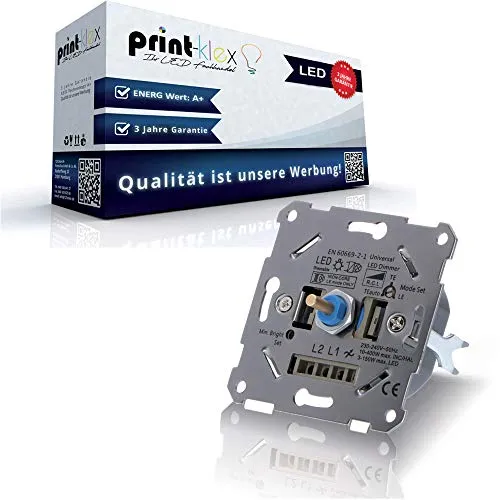 Universal Drehdimmer LED Halogen Dimmer Dimmschalter geeignet Jung Busch Jäger EFAPEL Vedder Klein PEHA