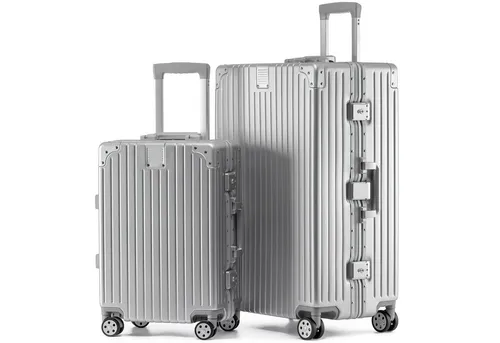 KOFA Kofferset ZURICH (M + XL) in silber von KOFA