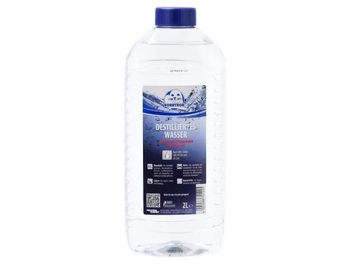 Destilliertes Wasser, nach VDE 0510 - 2 Liter