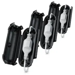 BEARWARE Kabelbox wetterbeständig 3-tlg. IP44, schwarz