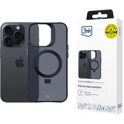 iPhone 16 Pro Max 3MK MagSafe Hülle mit Halterung Schwarz