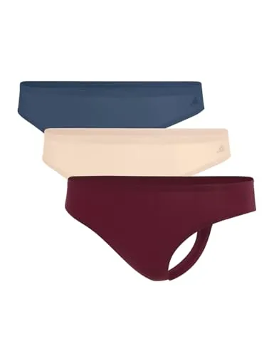 adidas Damen Thong (3PK) - Sport Active Light Flex-Packaged Panties - Strings & Tangas für Damen - Bequeme und atmungsaktive Sportunterwäsche im praktischen 3er Pack für optimalen Tragekomfort.
