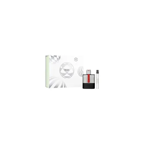 Prada Luna Rossa Carbon Eau de Toilette 100 ml + Geschenkset - Parfüm-Geschenksets mit dem intensiven Duft von Prada Luna Rossa Carbon, perfekt für besondere Anlässe und als stilvolles Geschenk.