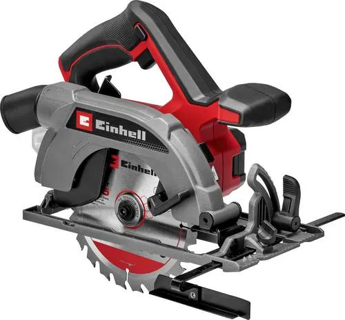 Einhell Akku-Handkreissäge TE-CS 18/165-2 Li - Solo - Sägen – Teil der Power X-Change Familie, werkzeuglose Einstellung der Schnitttiefe bis 57 mm, ergonomisches Design für komfortables Arbeiten.