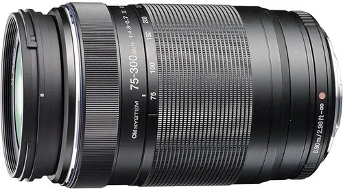 OM SYSTEM M.Zuiko Digital 75-300mm 1:4.8-6.7 Objektiv II - Leichtes Telezoom mit schnellem, leisen Autofokus für gestochen scharfe Aufnahmen, geeignet für MFT-Kameras