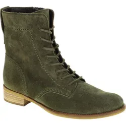 Gabor Schnürstiefelette - Herbtboots mit herausnehmbarem Fußbett in Oliv 41 EU - Wanderschuhe mit 3 cm Blockabsatz, ideal für Komfort und Stil. Die herausnehmbare OPTIFIT-Innensohle sorgt für eine perfekte Passform.