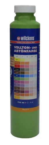 Wilckens® Vollton- und Abtönfarbe Apfelgrün matt 750ml von Wilckens