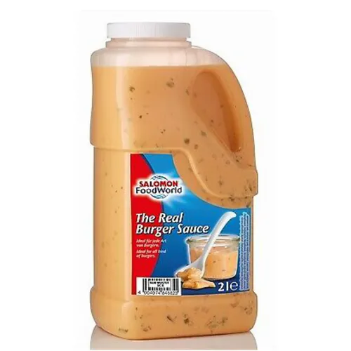 The Real Burger Sauce Süßsaure Würzsauce mit Gurkenstückchen 2000ml