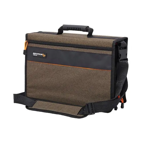 Savage Gear Flip Rig Bag L - Praktische Angel-Tasche für mobilen Angler - Angeltasche mit leicht zugänglichem Hauptfach und mehreren Taschen für optimale Organisation. Ideal für die gesamte Angelausrüstung am Wasser.