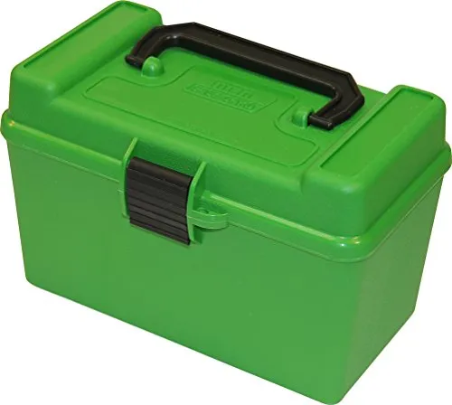 MTM 50 Round Deluxe Handled Rifle Ammo Case Magnum Belted .264