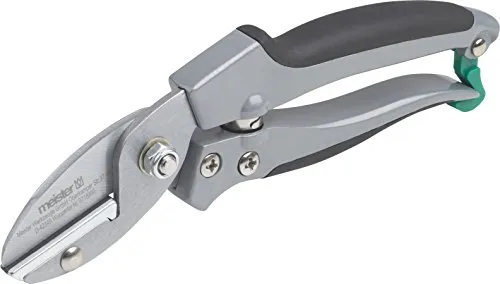 Meister Gartenschere mit Amboss-Klinge - Antihaft-Beschichtung - Geeignet für trockene Zweige & Äste / Rosenschere / Rebschere / Floristenschere / Strauchschere / Amboss-Schere / 9718900