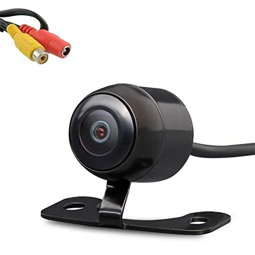 LEXXSON Auto Frontkamera Rückfahrkamera 170° CMOS Mini Auto Rückfahrkamera IP68 Wasserdicht Nachtvison DC 12V (vorne oder hinten)