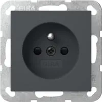 Gira Steckdosen Grau von Gira