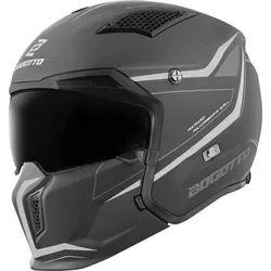 Bogotto Motorradhelm Radic WN-ST 22.06 - Sicher und bequem fahren - Motorradhelm mit Ratschenverschluss, ECE 22.06 zertifiziert, bietet hervorragende Belüftung und hohen Tragekomfort für deine Fahrten.