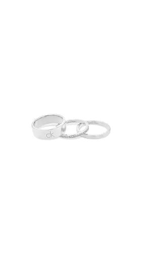 Calvin Klein CK TRIO Set aus 3 Ringen für Damen von Calvin Klein