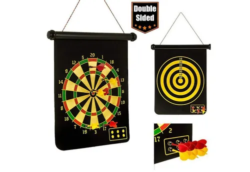 Sport-Knight® Dartscheibe Dartscheiben-Set, Aufrollfunktion