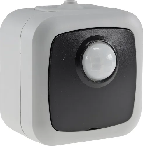 ChiliTec Feuchtraum Bewegungsmelder IP44 - Spritzwassergeschützter Bewegungsmelder für Innen und Außen mit einstellbarer Dämmerungs-Schaltschwelle und einer Reichweite von bis zu 6m. Ideal für Feuchträume und einfache Installation.