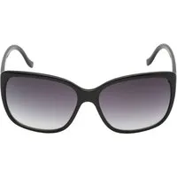 Schwarze Sonnenbrille mit grauen Glasern von Calvin Klein