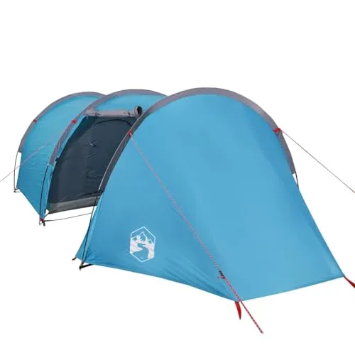 Tunnelzelt 4 Personen Blau