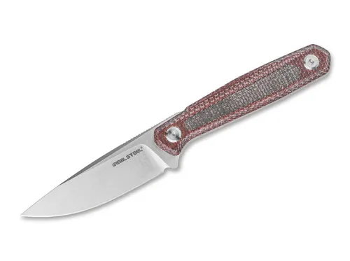 Real Steel Dex Micarta Natural & Green Taschenmesser - Vielseitiges Jagdmesser mit satinierten K110-Klinge und austauschbaren Micarta-Griffschalen in Braun und Grün. Ideal für Outdoor-Abenteuer und den täglichen Einsatz, inklusive passgenauer Kydexscheide.