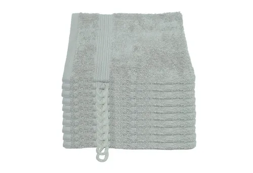 Julie Julsen Waschhandschuh 10-Waschhandschuh-Silber-Waschhandschuh 15 x 21 cm, (10-St)