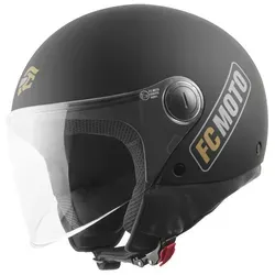 FC-Moto Square-RS Jethelm, schwarz-gold, Größe XS für Männer
