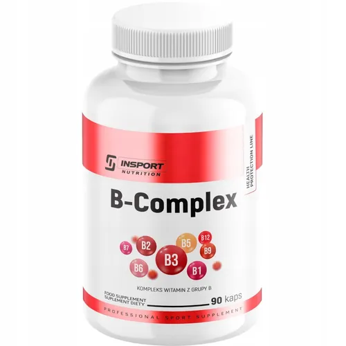 Vitamin B Komplex 90 Kapseln B Vitamine Energie Nerven Müdigkeit INSPORT