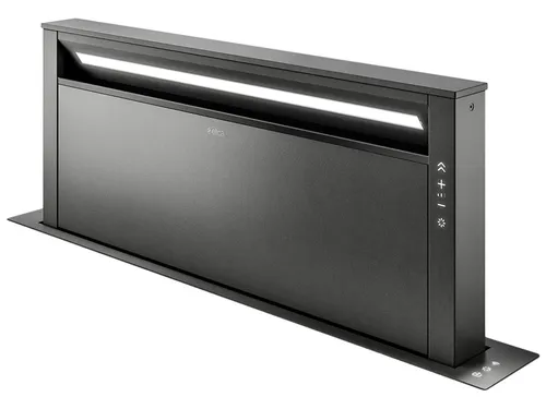 Elica Getup PRF0162866 Tischhaube 90 cm - Dunstabzugshaube mit Gusseisen-Effekt, Elica Connect für App- und Sprachsteuerung, einfache Reinigung und hohe Luftleistung von 730 m³/h.