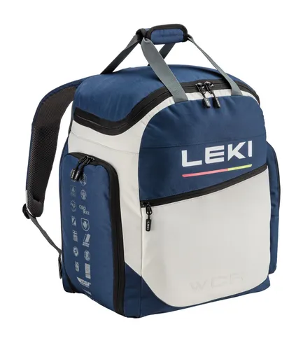 LEKI 360052005 Skiboot Bag WCR 60L blau - Skischuhtasche für Skischuhe, Helm und weiteres Zubehör, bietet viel Stauraum und ist ideal für Wintersportler.