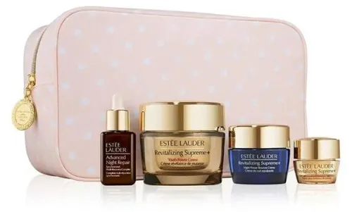 RESILIENCE MULTIEFFECT ETUI 4 Stück - Praktisches Set für die Hautpflege mit Tagescreme, Nachtcreme, Gesichtsserum und Augencreme. Nährend und feuchtigkeitsspendend, ideal für jeden Hauttyp. Inklusive Kulturbeutel für unterwegs.