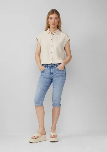 QS Jeansshorts Jeans-Hose CATIE Capri-Jeans Catie / Slim Fit / Mid Rise