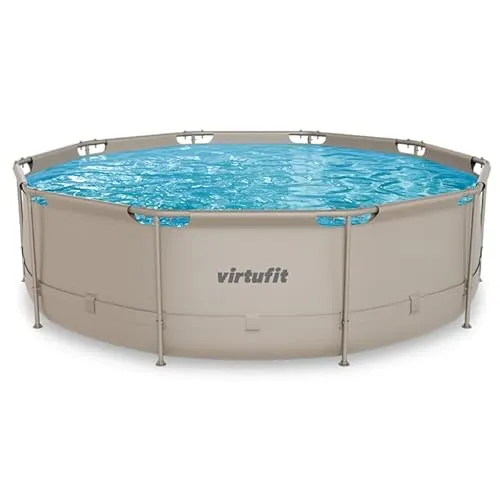 VirtuFit Rundpool Ø366 x 100 cm Beige
