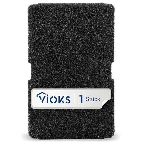 VIOKS Schwammfilter Trockner Filter Ersatz für Beko Blomberg ElektraBregenz Grundig 2964840100 Smeg 782372152 Filtermatte Kondenstrockner - Schaumstofffilter 240x155x11mm für Wärmepumpentrockner