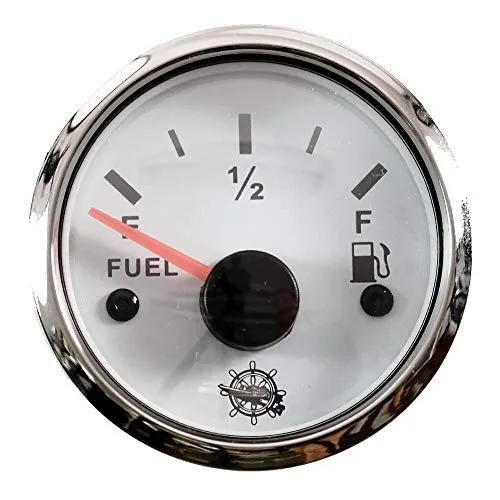 wellenshop 12V 24V Tankuhr Kraftstoffanzeige Treibstoffanzeige 240-33 Ohm
