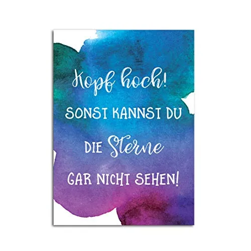 Postkarte Spruch 