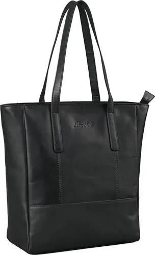 Benthill Shopper Damen Echt Leder Handtasche - Großes Platzwunder aus hochwertigem Rindsleder, elegantes Vintage-Design für den Alltag