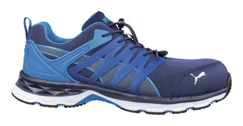 Puma Safety Halbschuh Velocity 2.0 Blue Low Größe 42 - Halbschuhe mit Sicherheitsstandard, bietet optimalen Schutz und Komfort für den Arbeitsalltag.