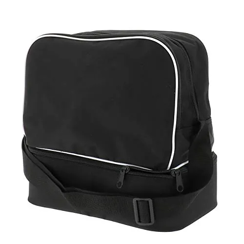 PROACT® Boule-Tasche für 6 Kugeln - Schwarz - Boccia & Boule Tasche aus robustem 900D Polyester, bietet Platz für 6 Kugeln in einem gepolsterten Bodenfach und hat einen verstellbaren Schultergurt für optimalen Tragekomfort.