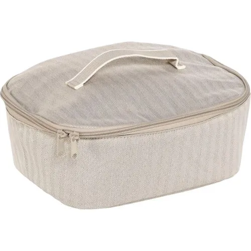 reisenthel coolerbag M pocket Kühltasche Herringbone Sand 4.5 L - Kühlboxen & Kühltaschen, stilvolle und praktische Thermotasche mit 4.5 L Volumen, ideal für Picknicks oder Ausflüge.