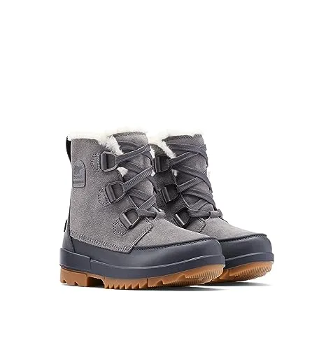 Sorel Damen Torino Schuhe - Größe 37, grau, bequemer Mid-Cut Winterschuh für optimalen Schutz und Komfort