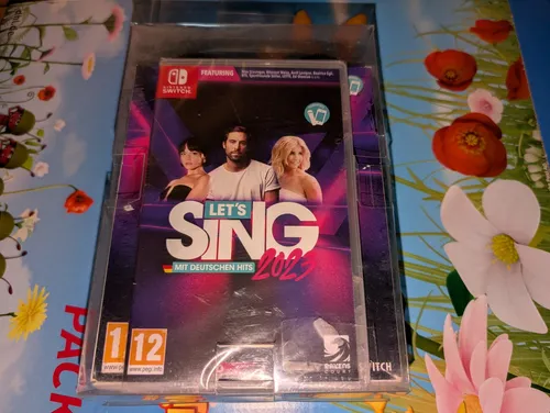 Let's Sing 2023 German Version mit 2 Mics für Nintendo Switch - Spiele für Nintendo Switch, erlebe den Let's Party-Modus mit bis zu 8 Spielern und performe 30 spannende Songs, inklusive Online-Duellen und zwei hochwertigen Mikrofonen.