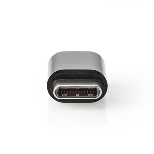 Nedis CCGB60910BK USB-Adapter | USB 2.0 | USB-C™ Stecker | USB Micro-B Buchse | 480 Mbps | Vernickelt | Schwarz | Box