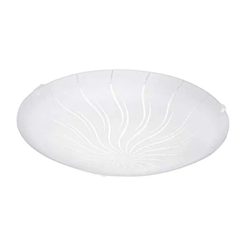 LED Deckenlampe Eglo 96111 - Modernes Design - Stilvolle 31,5 cm runde LED Deckenlampe mit warmweißem Licht, ideal für jeden Raum. Energieeffizient und einfach zu montieren, bringt sie modernes Flair in Ihr Zuhause.