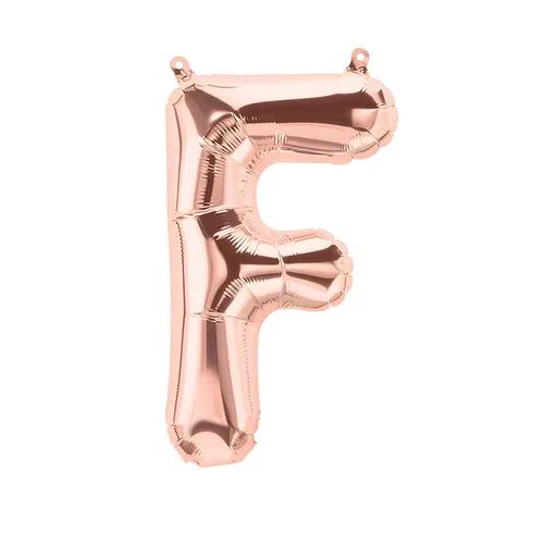 cm Folienballon Buchstaben A-Z Rosegold Name Geburtstag Luftballon klein 40