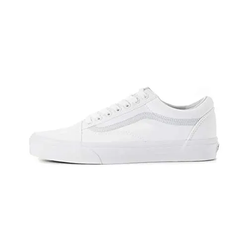 Vans Old Skool Sneaker weiß 42,5 EU - Sneaker in Größe 42,5, klassisches Design in true-white, ideal für Skateboarding und den sportlichen Alltag.