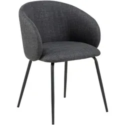 Mid.you Armlehnstuhl Dunkelgrau in silber von MID.YOU