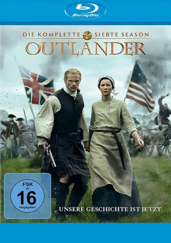 Outlander - Staffel 7 Blu-ray - Deutsche Originalware, FSK 16, ab dem 28.05.2025 erhältlich. Erleben Sie die packende Fortsetzung der beliebten Serie in bester Bildqualität!