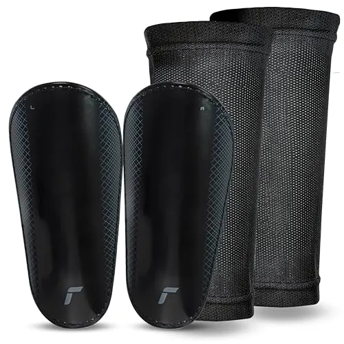 Reusch Shin Guard Compact Supreme Schienbeinschoner|Größe S–XL|Unisex|Leicht und robust mit Eva-Polsterung|Fester Sitz durch Netz-Manschette|Für Kinder, Jugendliche und Erwachsene