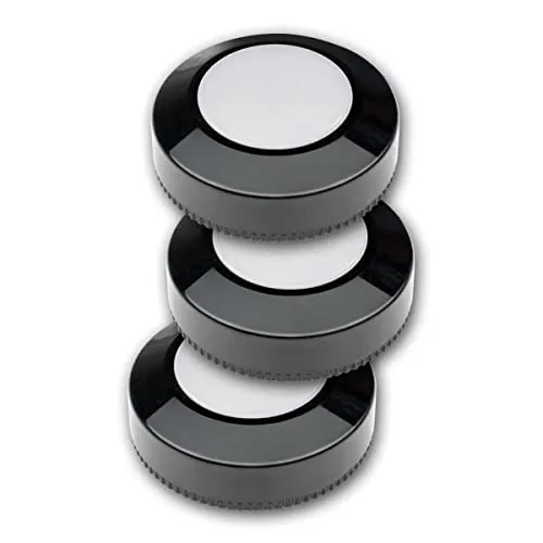 Star Trading 3er Set LED-Click-Licht schwarz - Unterschrank Beleuchtung: Batteriebetriebene LED Klebeleuchten mit warmweißem Licht, ideal für einfache Montage unter Schränken oder an Regalen.